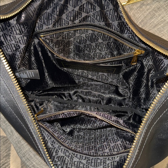 Kurt Geiger Bag Extra Large Chelsea Black Leather Hobo - Picture 14 of 17